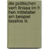 Die Politischen Verh Ltnisse Im Fr Hen Mittelalter Am Beispiel Tassilos Iii.