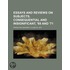 Essays And Reviews On Subjects, Consequential And Insignificant, '69 And '71