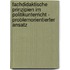 Fachdidaktische Prinzipien Im Politikunterricht - Problemorientierter Ansatz
