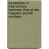 Instabilities In Free-Surface Hartmann Flow At Low Magnetic Prandtl Numbers. door Dimitrios Giannakis