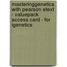 Masteringgenetics With Pearson Etext - Valuepack Access Card - For Igenetics door Peter J. Russell