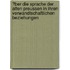 ?Ber Die Sprache Der Alten Preussen In Ihren Verwandtschaftlichen Beziehungen