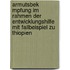Armutsbek Mpfung Im Rahmen Der Entwicklungshilfe Mit Fallbeispiel Zu Thiopien