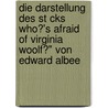 Die Darstellung Des St Cks Who?'s Afraid Of Virginia Woolf?" Von Edward Albee door Alexandra K. Hler