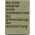 Die Sinne Scharfen - Maria Montessori Und Die Differenzierung Der Wahrnehmung