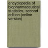 Encyclopedia of Biopharmaceutical Statistics, Second Edition (Online Version) door Chow Shein-Chung