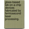 Glass-Based Lab-On-A-Chip Devices Fabricated By Femtosecond Laser Processing. door Moo Sung Kim