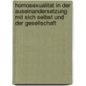 Homosexualitat In Der Auseinandersetzung Mit Sich Selbst Und Der Gesellschaft door Franziska Brand