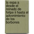 La Espa A Desde El Reinado De Felipe Ii Hasta El Advenimiento De Los Borbones