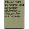 Lob Und Tadel - Zu Einsatz- Und Wirkungsm Glichkeiten P Dagogischer Ma Nahmen door Christian Ruppert