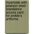 Myartslab With Pearson Etext - Standalone Access Card - For Preble's Artforms