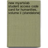 New Myartslab Student Access Code Card For Humanities, Volume Ii (Standalone) door Henry M. Sayre