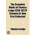 The Complete Works Of Thomas Lodge 1580-1623? (Volume 6); Now First Collected