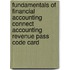 Fundamentals of Financial Accounting Connect Accounting Revenue Pass Code Card