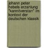 Johann Peter Hebels Erzahlung "Kannitverstan" Im Kontext Der Deutschen Klassik