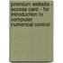 Premium Website - Access Card - For Introduction To Computer Numerical Control