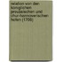 Relation Von Den Koniglichen Preussischen Und Chur-Hannoverischen Hofen (1706)