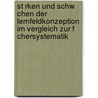 St Rken Und Schw Chen Der Lernfeldkonzeption Im Vergleich Zur F Chersystematik by Timm Ahfeldt