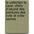 La Collection La Caze. Chefs D'Oeuvre Des Peintures Des Xviie Et Xviiie Siecles