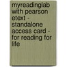 Myreadinglab With Pearson Etext - Standalone Access Card - For Reading For Life door Corinne Fennessy