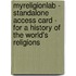 Myreligionlab - Standalone Access Card - For A History Of The World's Religions