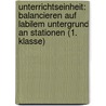 Unterrichtseinheit: Balancieren Auf Labilem Untergrund An Stationen (1. Klasse) by Stefan Janssen