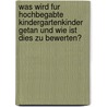 Was Wird Fur Hochbegabte Kindergartenkinder Getan Und Wie Ist Dies Zu Bewerten? by Manuela Siegel