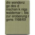 Die Wendenz Ge Des D Nischen K Nigs Waldemar I. Bis Zur Eroberung R Gens 1168/69