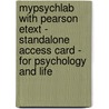 Mypsychlab With Pearson Etext - Standalone Access Card - For Psychology And Life door Richard J. Gerrig