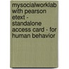 Mysocialworklab With Pearson Etext - Standalone Access Card - For Human Behavior by Joe M. Schriver