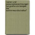 Namen Und Personenbezeichnungen Bei Goethe Am Beispiel Der Wahlverwandtschaften"