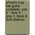 Alfred's Max Tab Guitar Complete: See It * Hear It * Play It, Book & Dvd (Sleeve)