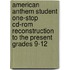 American Anthem Student One-stop Cd-rom Reconstruction to the Present Grades 9-12
