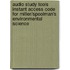 Audio Study Tools Instant Access Code For Miller/Spoolman's Environmental Science