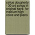 Celius Dougherty - 30 Art Songs In Original Keys: For Medium/High Voice And Piano