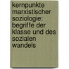 Kernpunkte Marxistischer Soziologie: Begriffe Der Klasse Und Des Sozialen Wandels door Roman Charkoi