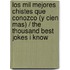 Los mil mejores chistes que conozco (y cien mas) / The Thousand Best Jokes I Know