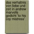 Das Verhaltnis Von Liebe Und Zeit In Andrew Marvells Gedicht 'To His Coy Mistress'