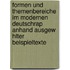 Formen Und Themenbereiche Im Modernen Deutschrap Anhand Ausgew Hlter Beispieltexte
