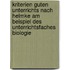 Kriterien Guten Unterrichts Nach Helmke Am Beispiel Des Unterrichtsfaches Biologie