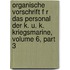Organische Vorschrift F R Das Personal Der K. U. K. Kriegsmarine, Volume 6, Part 3