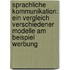 Sprachliche Kommunikation: Ein Vergleich Verschiedener Modelle Am Beispiel Werbung