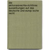 Die Aktionarsrechte-Richtlinie: Auswirkungen Auf Das Deutsche Und Europ Ische Recht by Florian Ochmann