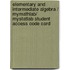 Elementary and Intermediate Algebra / Mymathlab/ Mystatlab Student Access Code Card