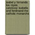 Isabel y Fernando los reyes catolicos/ Isabella and Ferdinand the Catholic Monarchs