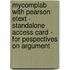 Mycomplab With Pearson Etext - Standalone Access Card - For Pespectives On Argument