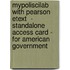 Mypoliscilab With Pearson Etext  - Standalone Access Card - For American Government