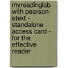 Myreadinglab With Pearson Etext - Standalone Access Card - For The Effective Reader door D.J. Henry
