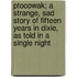 Ptocowak; A Strange, Sad Story Of Fifteen Years In Dixie, As Told In A Single Night