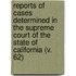 Reports Of Cases Determined In The Supreme Court Of The State Of California (V. 62)